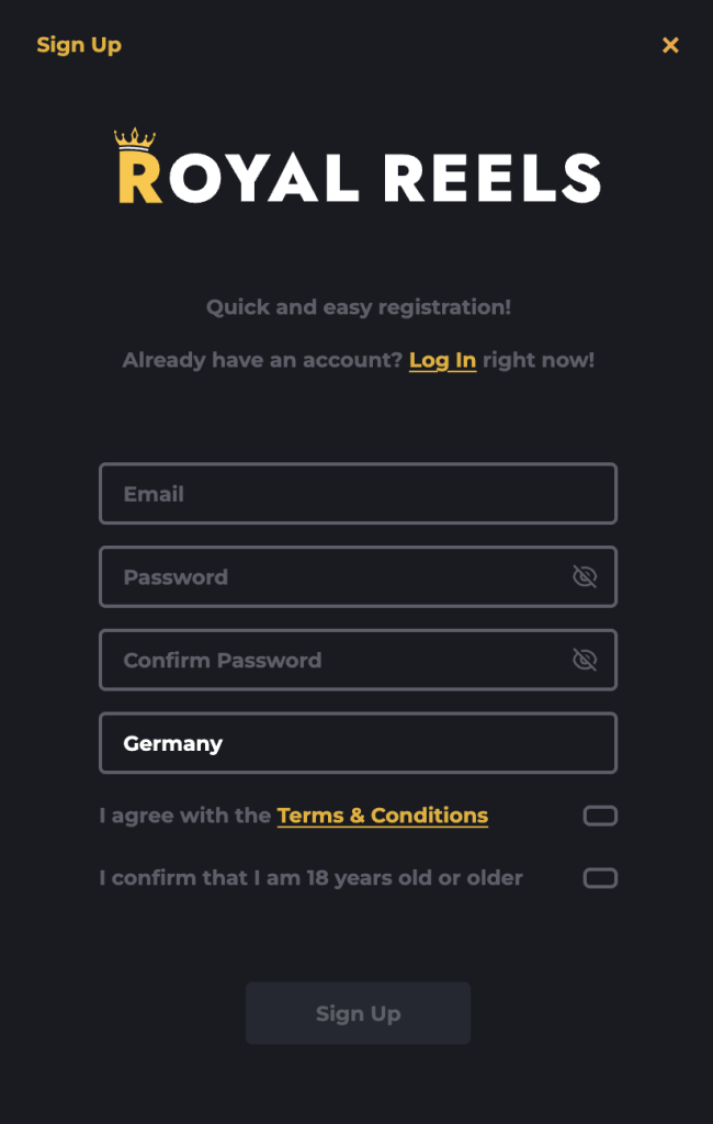 royal reels australia login